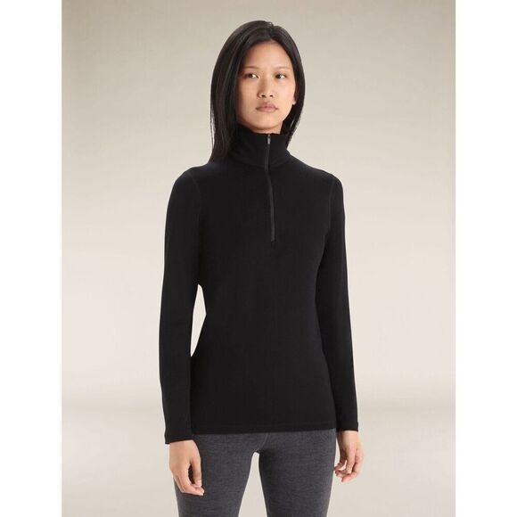 Icebreaker Women's 260 Tech Merino Wool Half Zip Long Sleeve Base Layer XL NEW - Picture 1 of 10